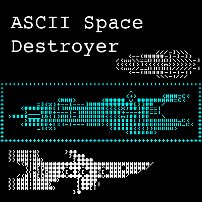 ASCII Space Destroyer image